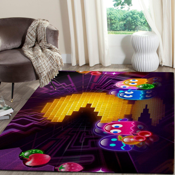 Pacman Rug Room Carpet Sport Custom Area Floor Home Decor