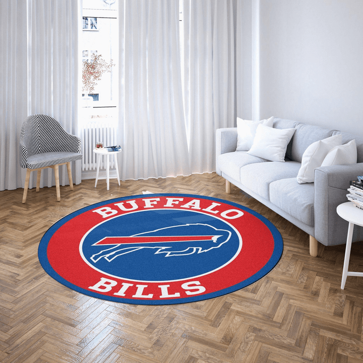 Buffalo Bills Nfl Football Round Carpet Room Round Rug Sport Custom Area Floor Home Decor