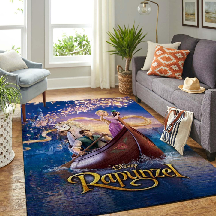 Rapunzel Disney Rug Room Carpet Sport Custom Area Floor Home Decor