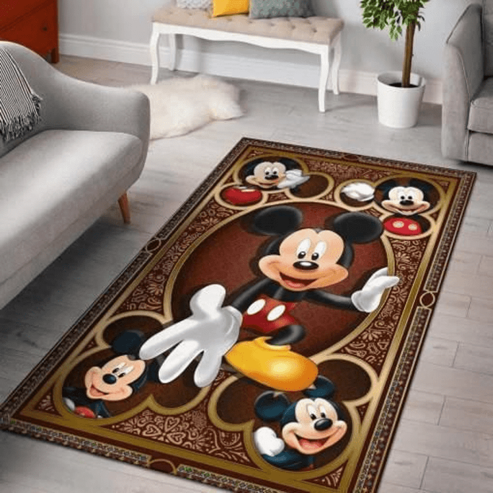 Mickey Mouse Disney Movie Rug Room Carpet Sport Custom Area Floor Home Decor