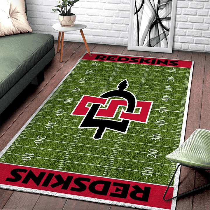 San Diego State Aztecs Ncaa Football Rug Room Carpet Sport Custom Area Floor Home Decor