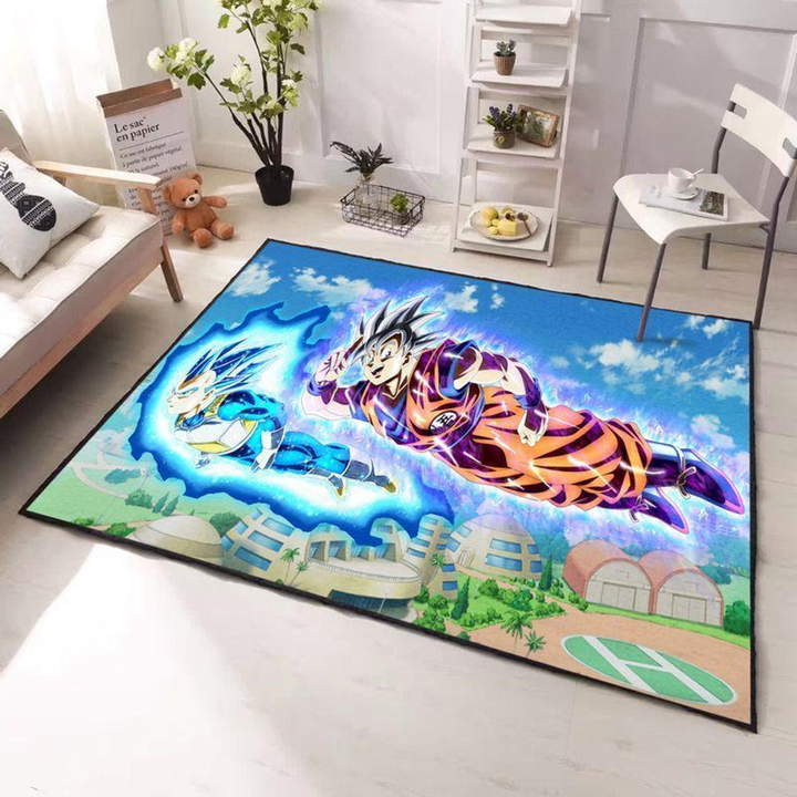 Goku Area Rug Room Carpet Custom Area Floor Home Decor