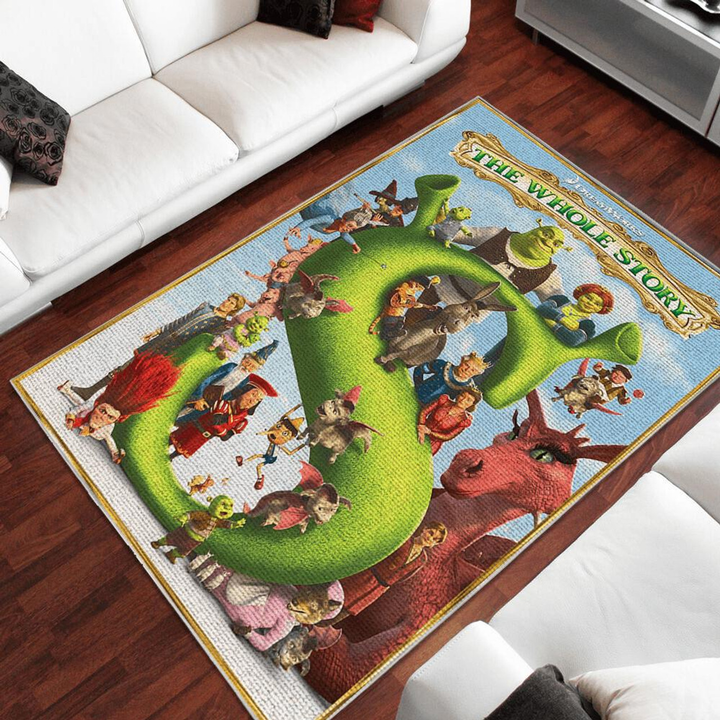 Shrek Area Rug Room Carpet Custom Area Floor Home Decor