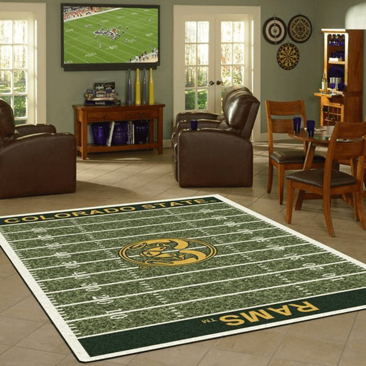 Colorado State Rams Ncaa Rug Room Carpet Sport Custom Area Floor Home Decor