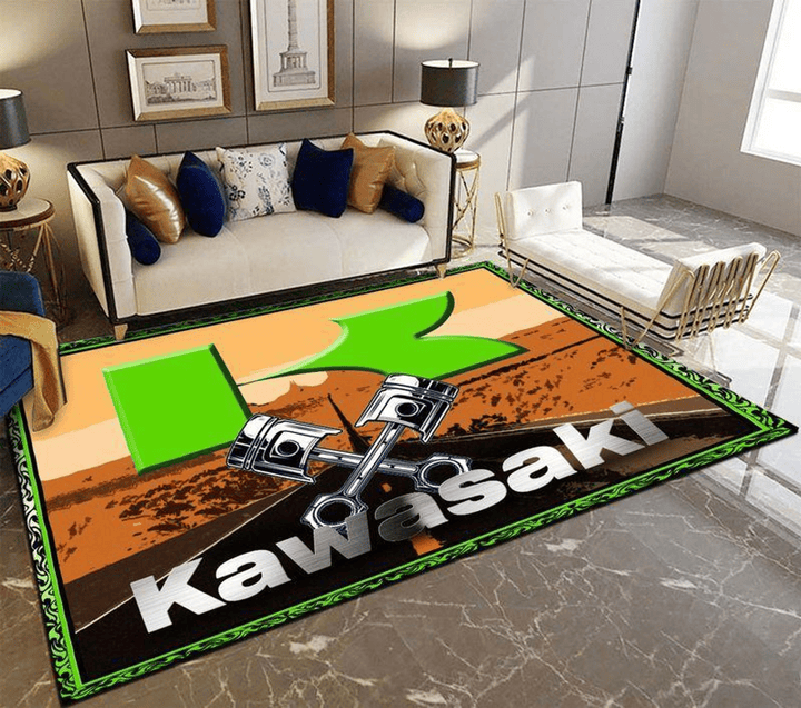 Dirxm Kawasaki Area Rug Room Carpet Custom Area Floor Home Decor
