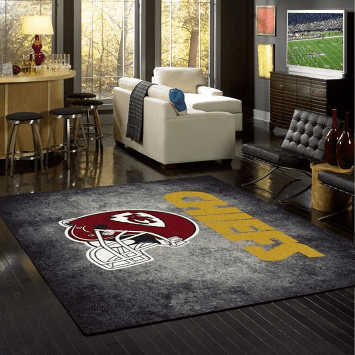 Kansas City Chiefs Nfl Rug Room Carpet Sport Custom Area Floor Home Decor