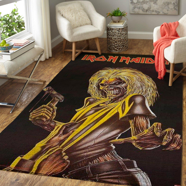 Iron Maiden Rm706 Music Rug Room Carpet Sport Custom Area Floor Home Decor