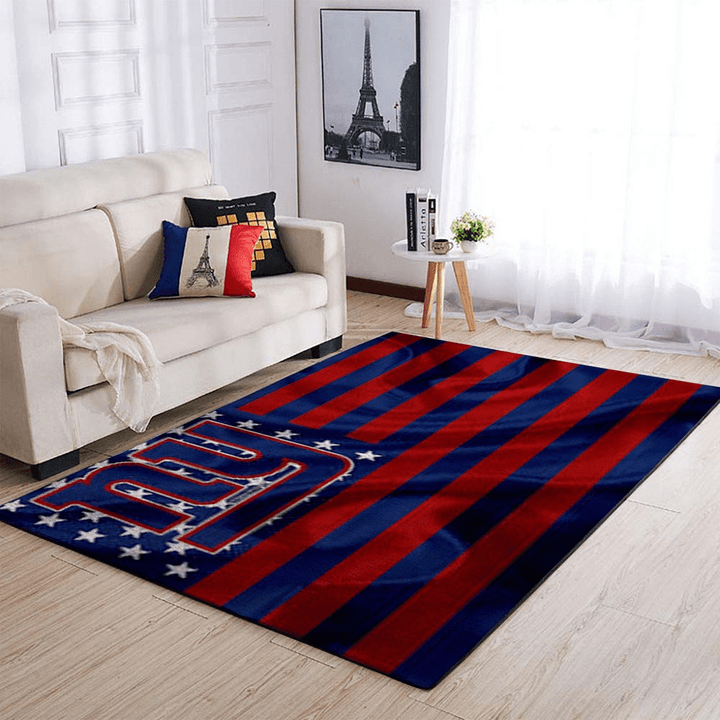 New York Giants Nfl Football Rug Room Carpet Sport Custom Area Floor Home Decor