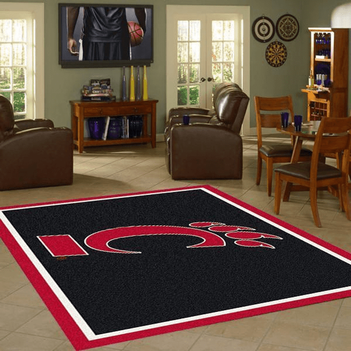 Cincinnati Bearcats Ncaa Rug Room Carpet Sport Custom Area Floor Home Decor