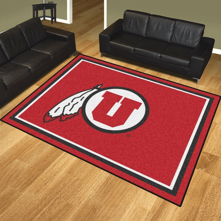 Utah Utes Ncaa Rug Room Carpet Sport Custom Area Floor Home Decor Rug