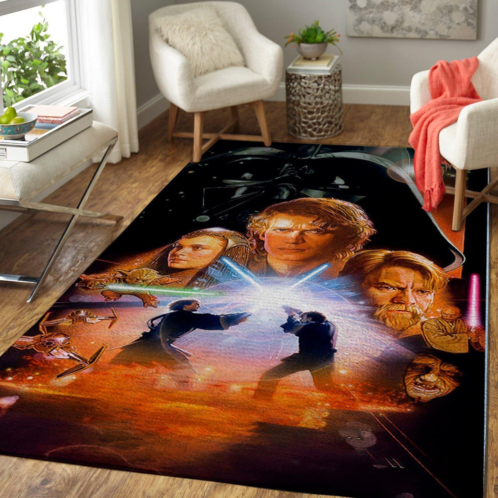 Star Wars Revenge Of The Sith Movie Rug Room Carpet Sport Custom Area Floor Home Decor