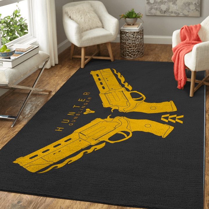 Destiny Hunter Gunslinger Gaming Rug Room Carpet Sport Custom Area Floor Home Decor