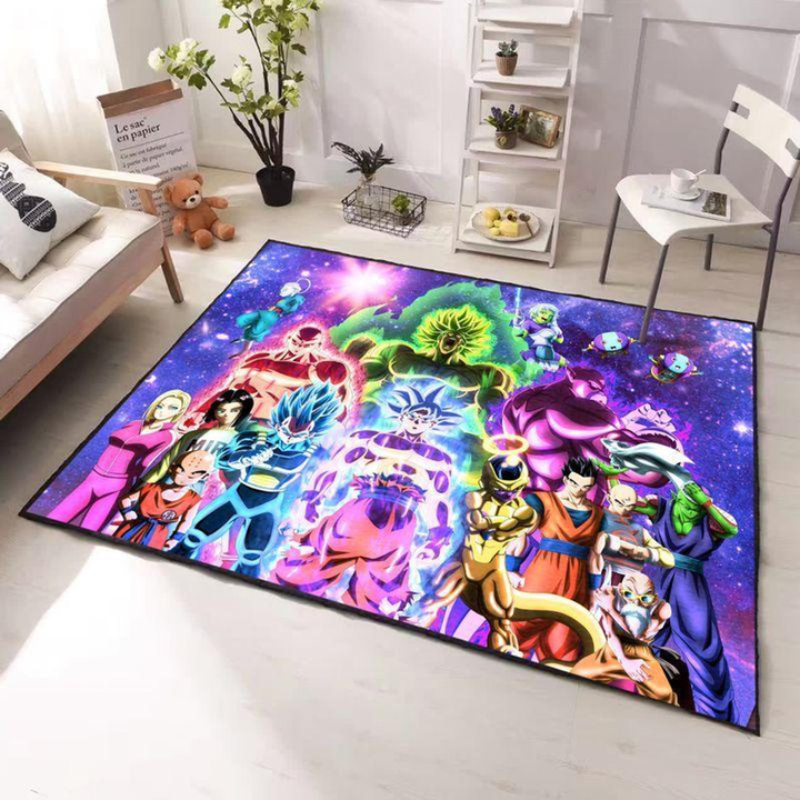 Dragon Ball Area Rug Room Carpet Custom Area Floor Home Decor