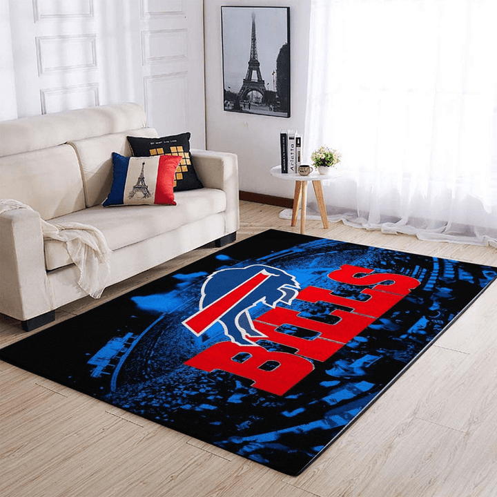Buffalo Bills Nfl Football Rug Room Carpet Sport Custom Area Floor Home Decor