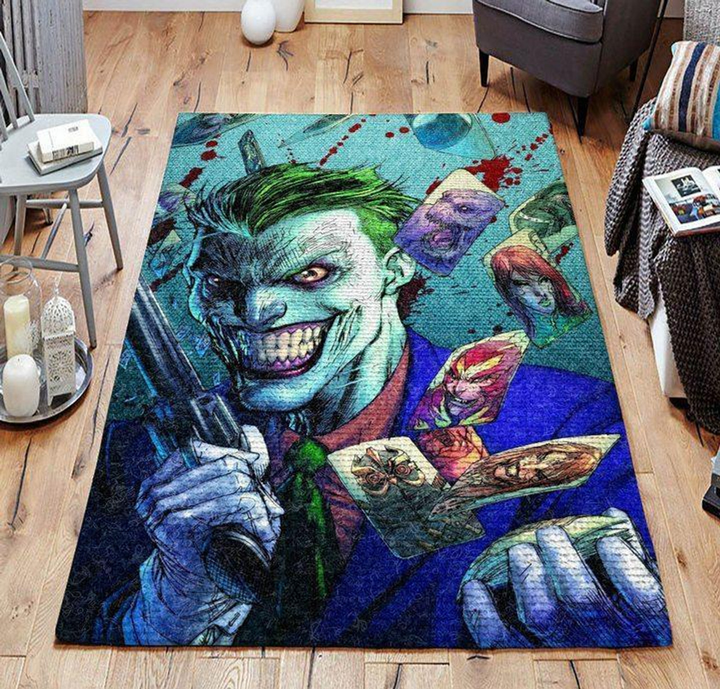 Joker Movie Rug Room Carpet Sport Custom Area Floor Home Decor