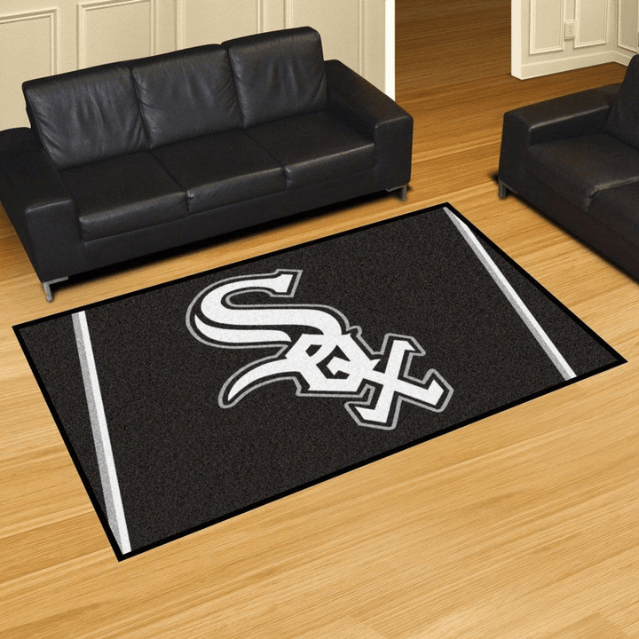 Chicago White Sox Mlb Baseball Rug Room Carpet Sport Custom Area Floor Home Decor