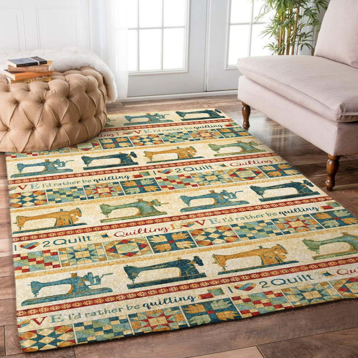 Sewing Area Rug Room Carpet Custom Area Floor Home Decor