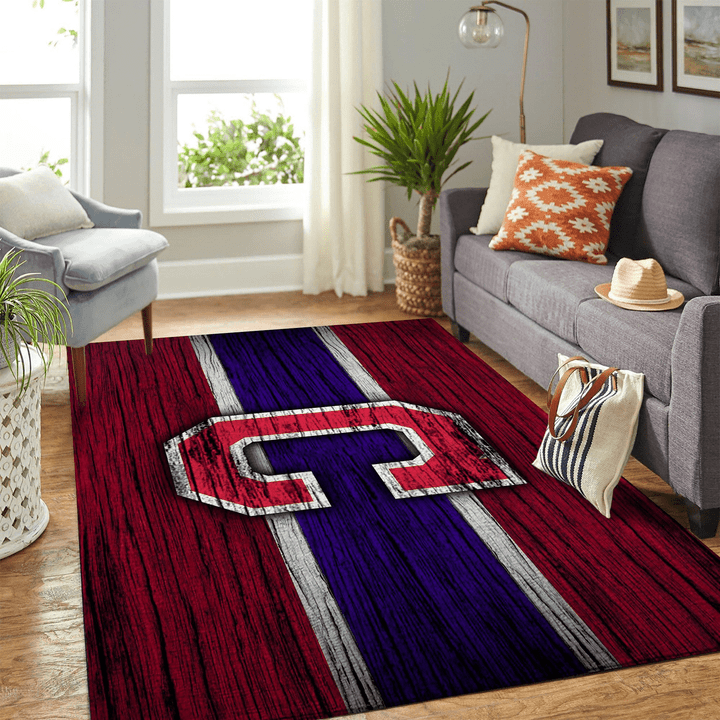 Cleveland Indians Mlb Rug Room Carpet Sport Custom Area Floor Home Decor