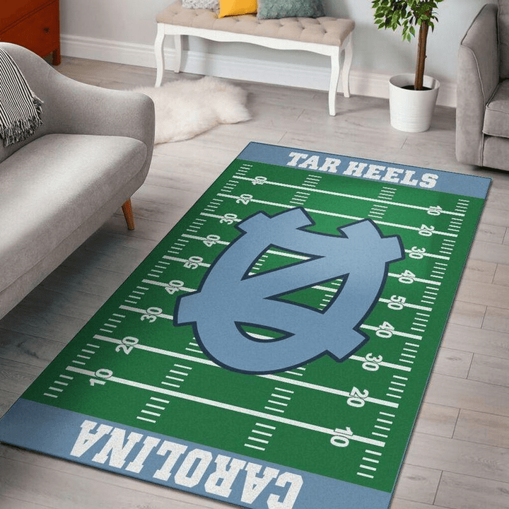 North Carolina Tar Heels Ncaa Football Rug Room Carpet Sport Custom Area Floor Home Decor