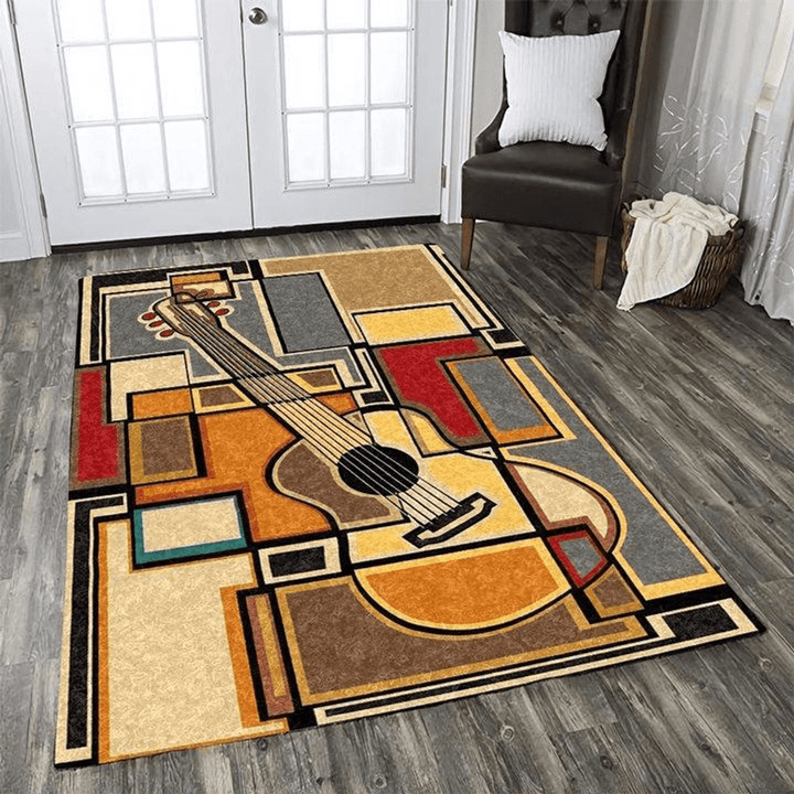 Art Of Guitar Rug Room Carpet Sport Custom Area Floor Home Decor