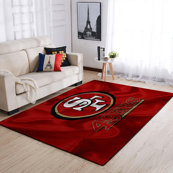 San Francisco 49Ers Nfl Football Rug Room Carpet Sport Custom Area Floor Home Decor