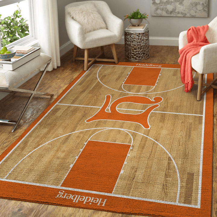 Heidelberg University Ncaa Basketball Rug Room Carpet Sport Custom Area Floor Home Decor
