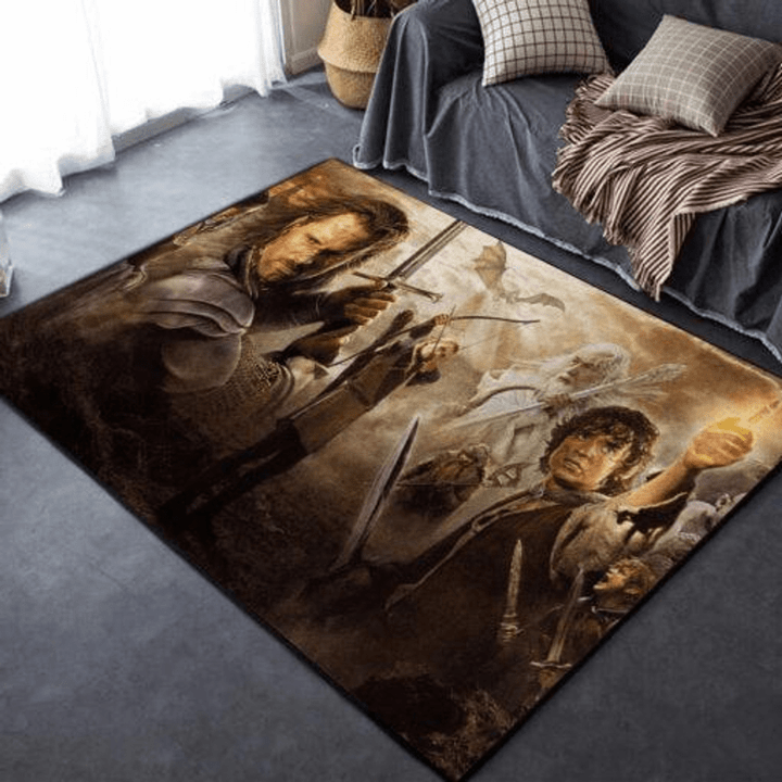The Lord Of The Rings Rug Room Carpet Sport Custom Area Floor Home Decor