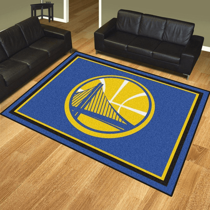 Golden State Warriors Nba Basketball Rug Room Carpet Sport Custom Area Floor Home Decor