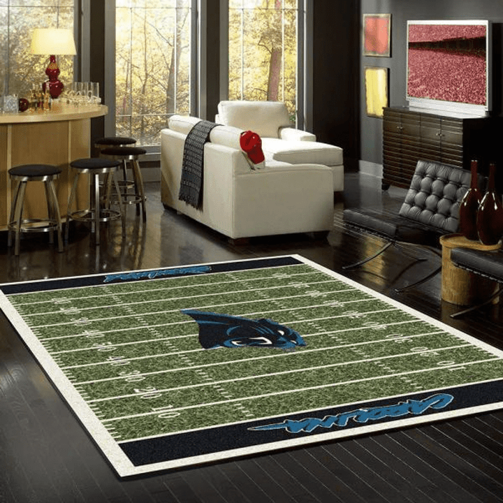 Carolina Panthers Nfl Football Rug Room Carpet Sport Custom Area Floor Home Decor