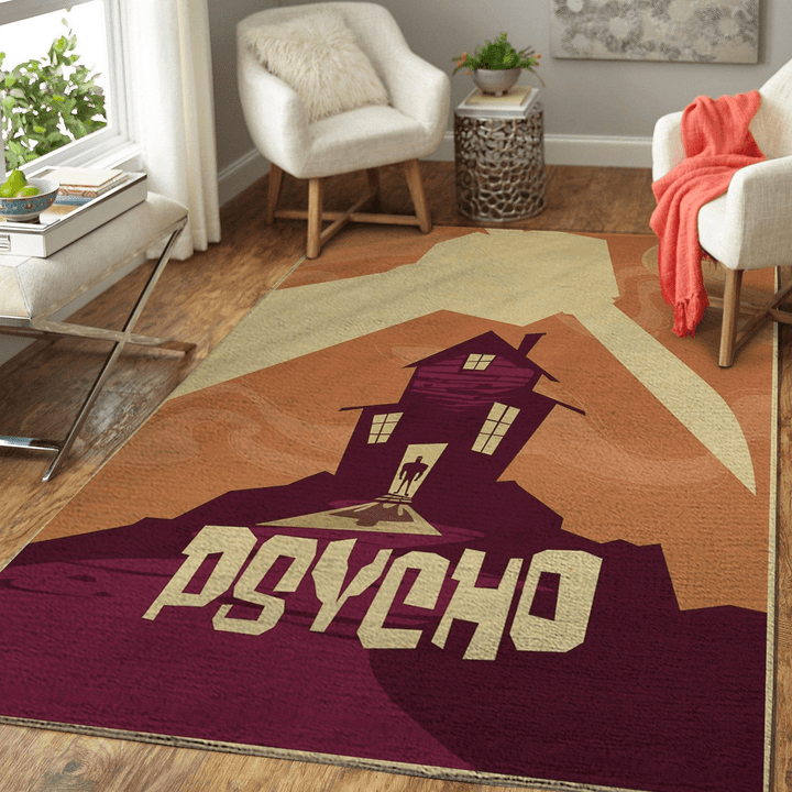 Psycho Best Movie Film Rug Room Carpet Sport Custom Area Floor Home Decor