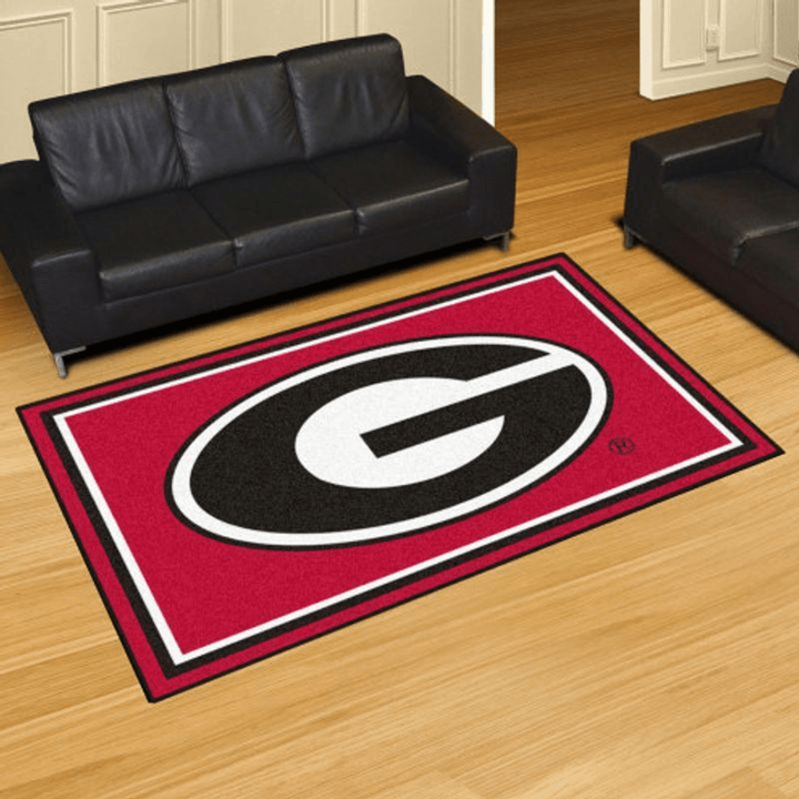 Georgia Bulldogs -Gb374 Football Rug Room Carpet Sport Custom Area Floor Home Decor