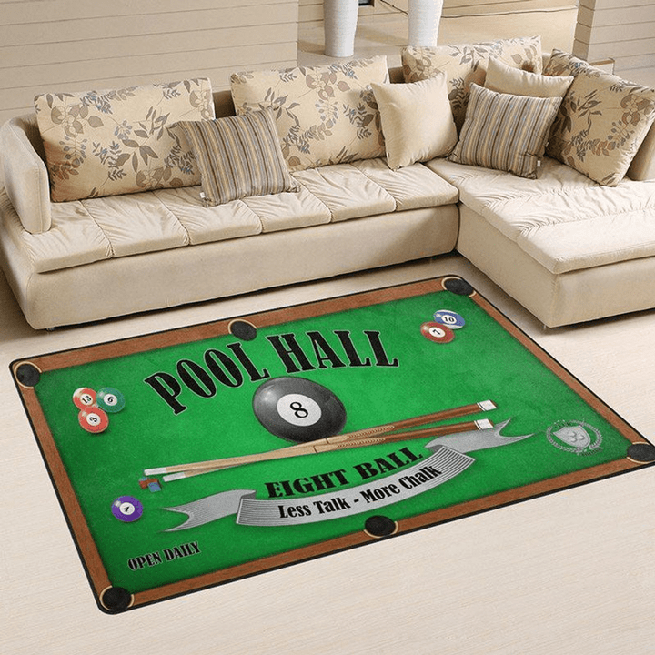 Billiard Area Rug Room Carpet Custom Area Floor Home Decor