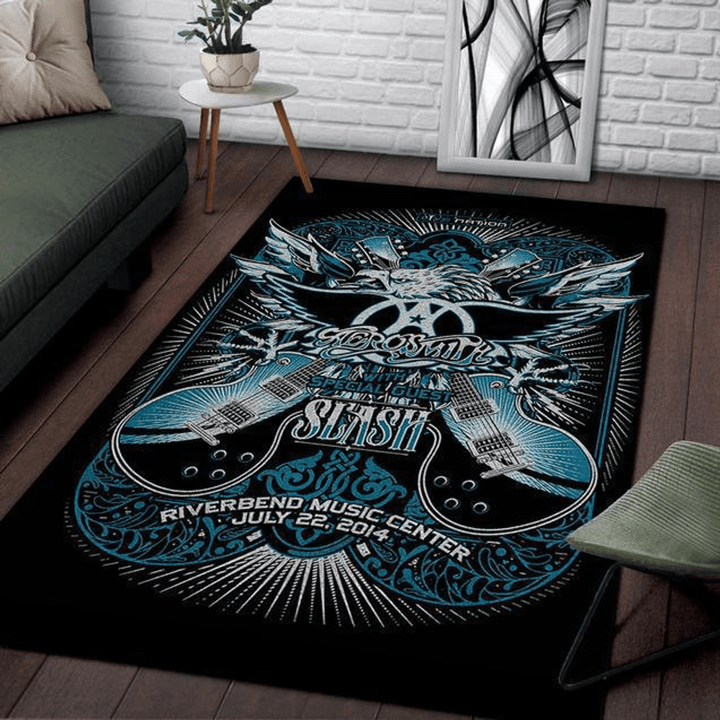 Aerosmith Area Rug Room Carpet Custom Area Floor Home Decor