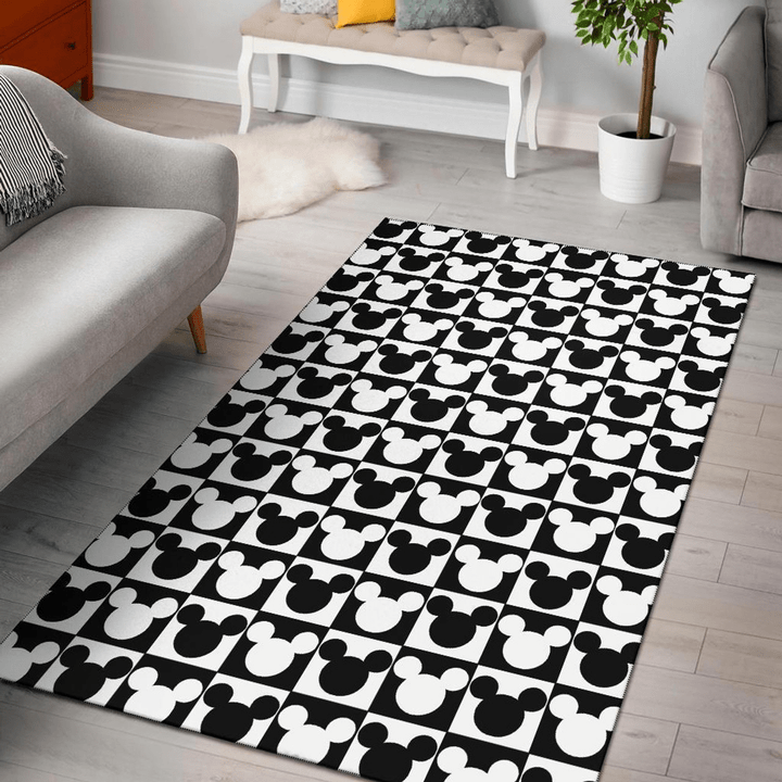 Mickey Mouse, Area Rug Room Carpet Custom Area Floor Home Decor