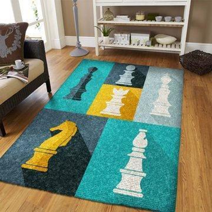 Wanna Play Chess Rug Room Carpet Sport Custom Area Floor Home Decor Rug