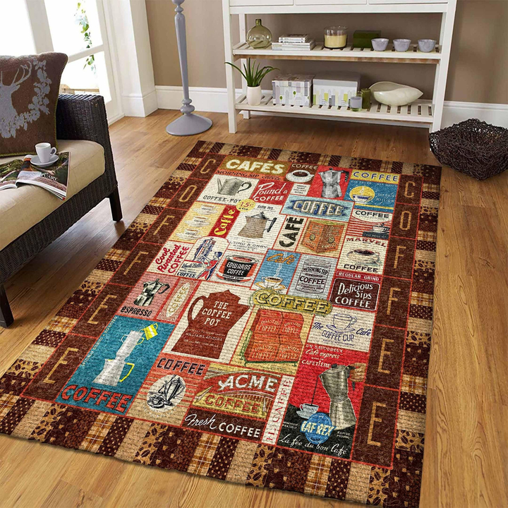 Coffee Area Rug Room Carpet Custom Area Floor Home Decor