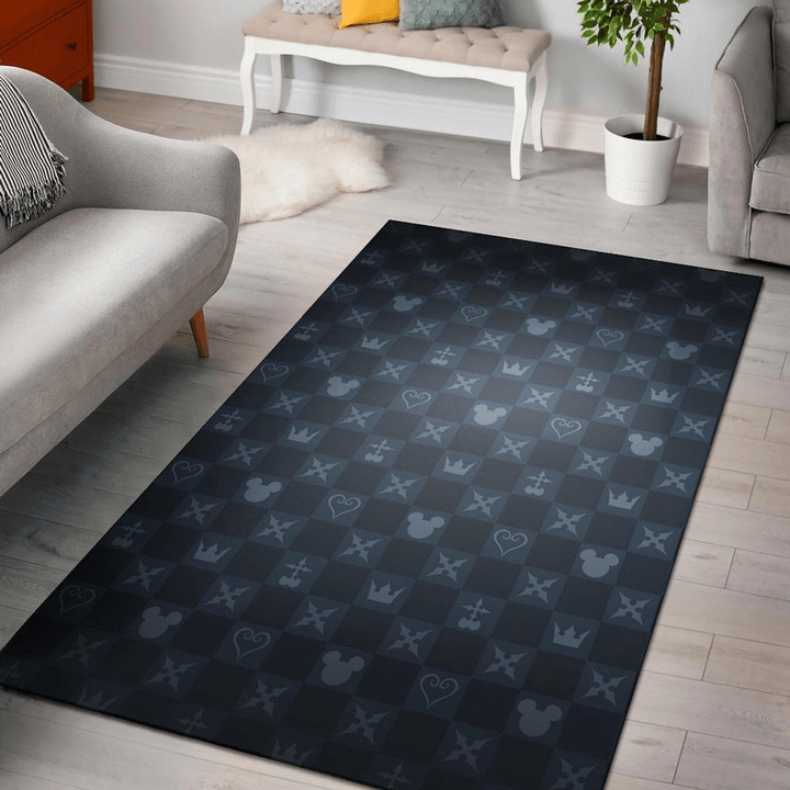 Kingdom Hearts Area Rug Room Carpet Custom Area Floor Home Decor
