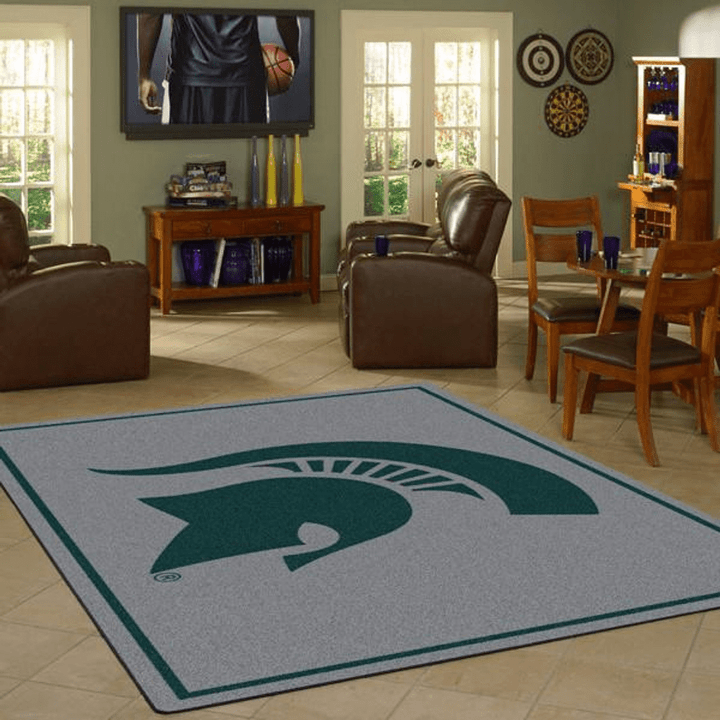 Michigan State Spartans Ncaa Rug Room Carpet Sport Custom Area Floor Home Decor