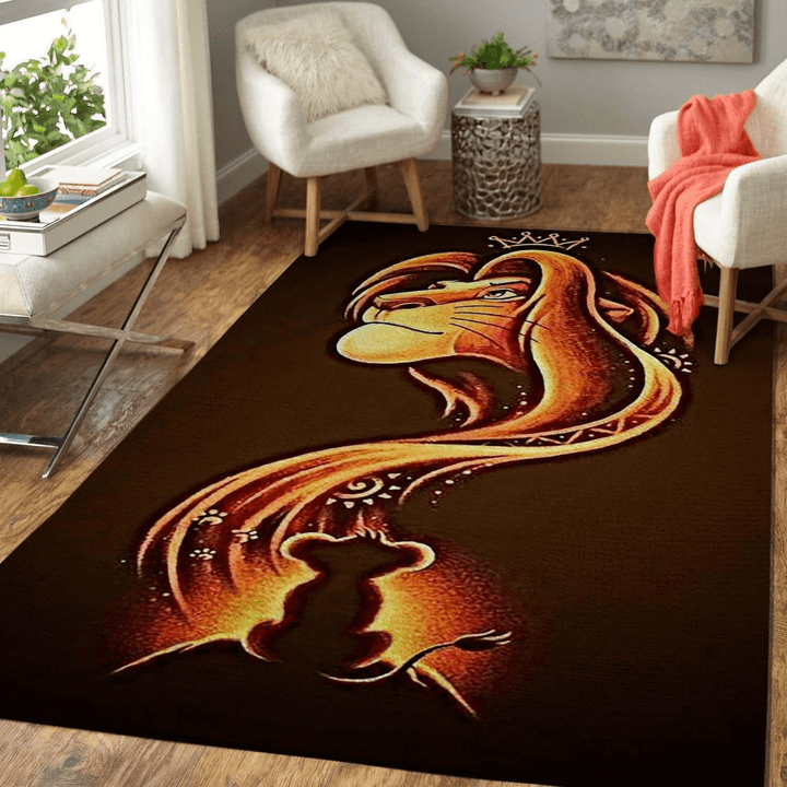 The Lion King Area Rug Room Carpet Custom Area Floor Home Decor