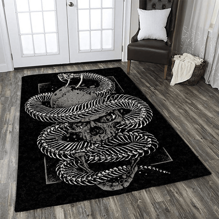 Skull Rug Room Carpet Sport Custom Area Floor Home Decor