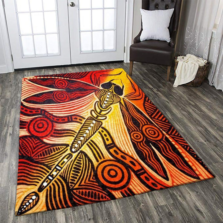 Dragonfly Area Rug Room Carpet Custom Area Floor Home Decor