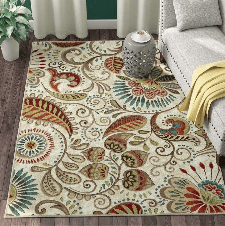 Boho Area Rug Room Carpet Custom Area Floor Home Decor