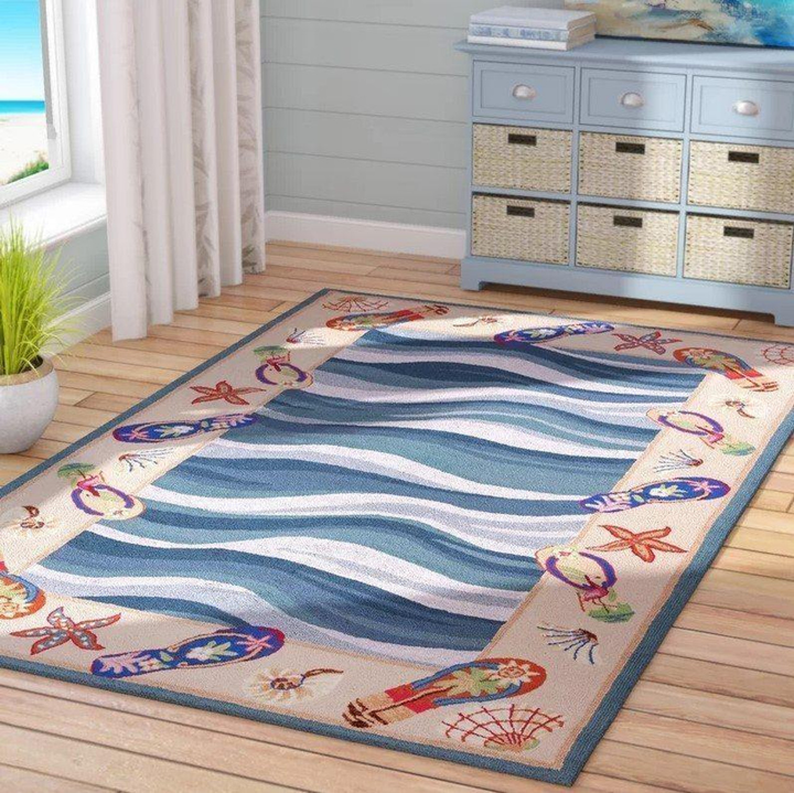 Summer Area Rug Room Carpet Custom Area Floor Home Decor