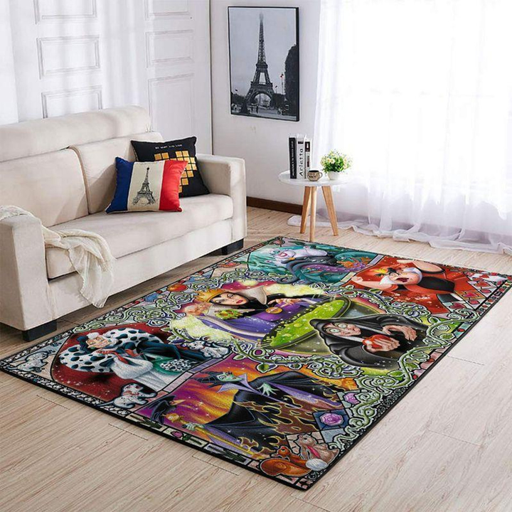 Female Villains Area Rug Room Carpet Custom Area Floor Home Decor