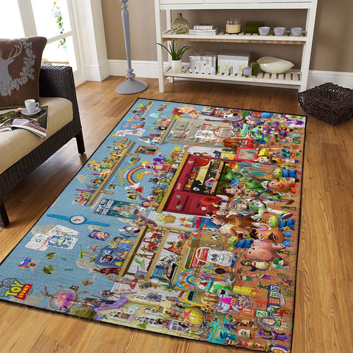 Toy Story Area Rug Room Carpet Custom Area Floor Home Decor