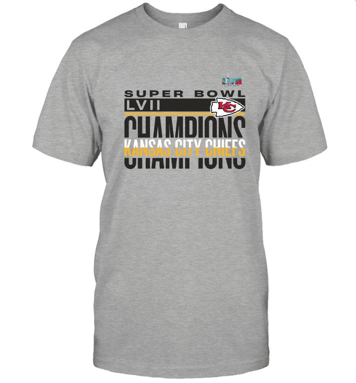 Kansas City Chiefs - Super Bowl Championship 2023 Unisex 2D T-Shirt 2 Side V12