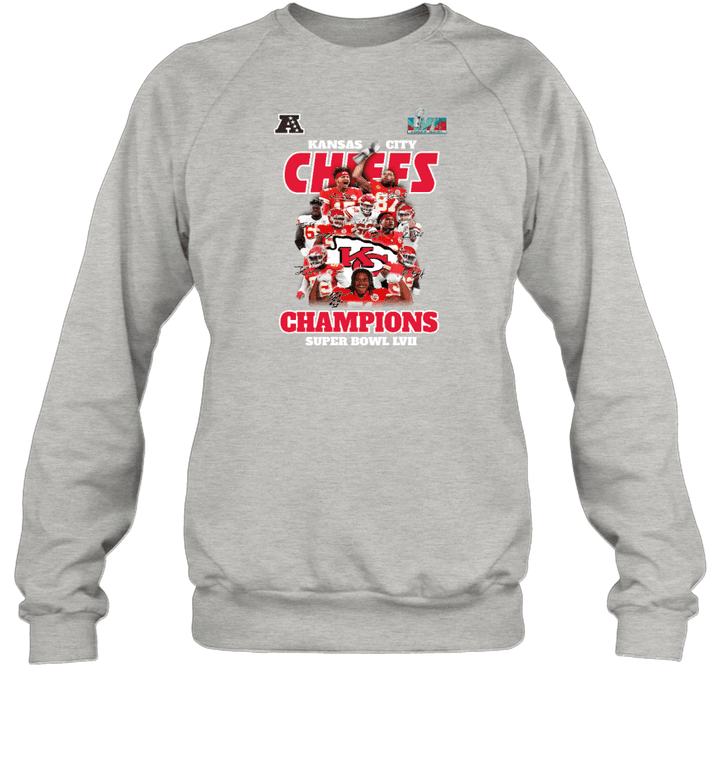 Kansas City Chiefs - Super Bowl Championship 2023 Unisex 2D Sweatshirt 2 Side V7