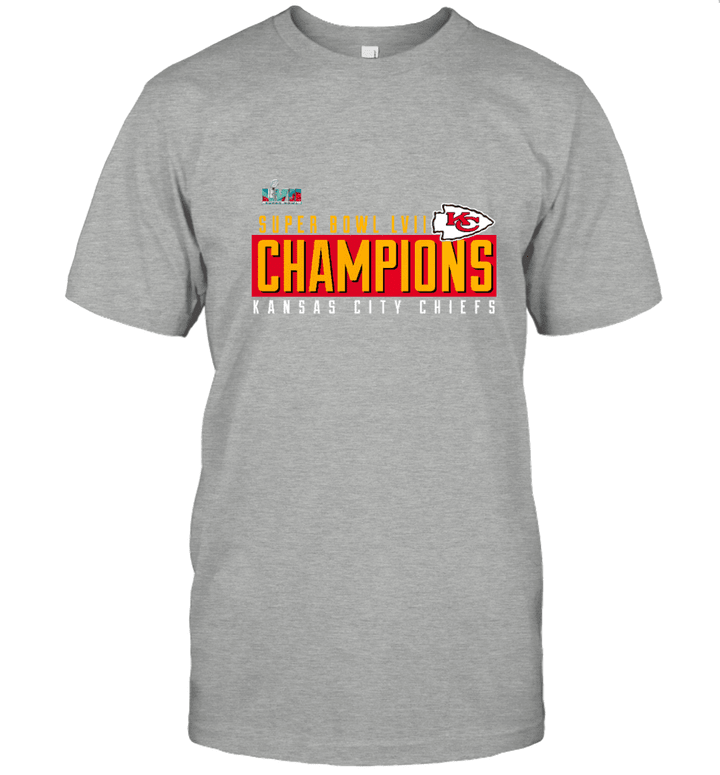 Kansas City Chiefs - Super Bowl Championship 2023 Unisex 2D T-Shirt 2 Side V11
