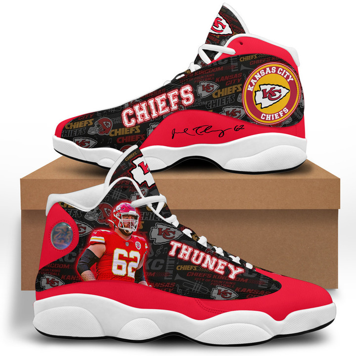 Kansas City Chiefs - Joe Thuney Jordan 13 Shoes V1