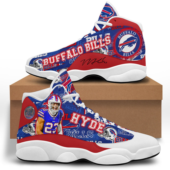 Buffalo Bills - Micah Hyde Jordan 13 Shoes V1